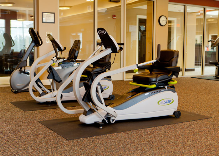 Fitness center Professional exercise equipment to aid in rehabilitation
