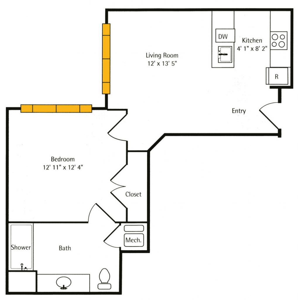 Hawthorn Sage Studio floor plan