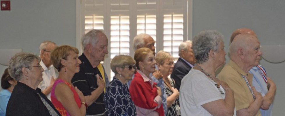 Gathering of residents