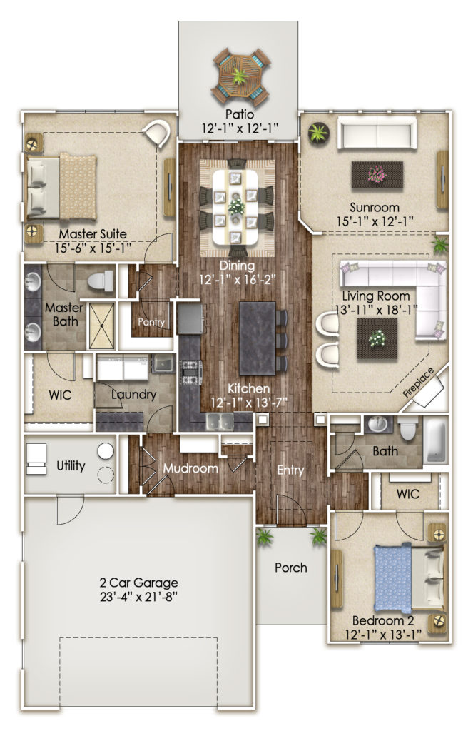Poplar Chase floor plan Spindle Tree Floor Plan at Hoosier Village