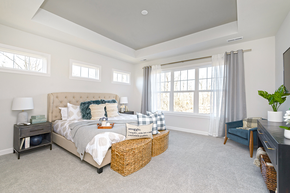 Bedroom of a Poplar Chase home