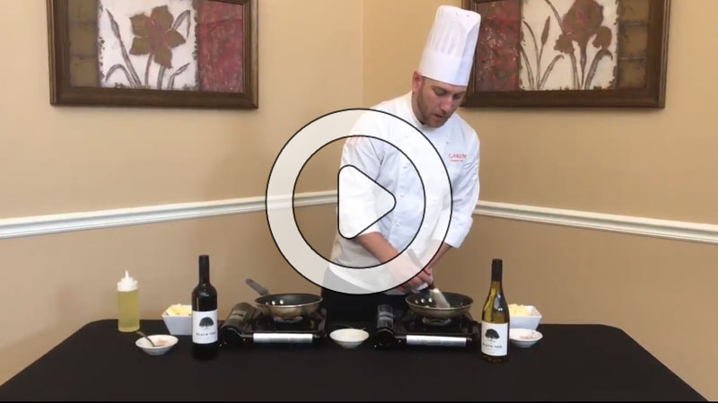 The Four Seasons’ Executive Chef Camden explains how to make beurre blanc and beurre rouge sauces.