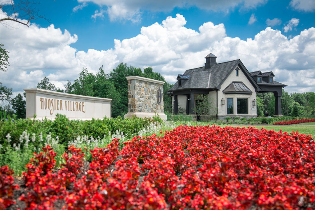 New gatehouse at Hoosier Village