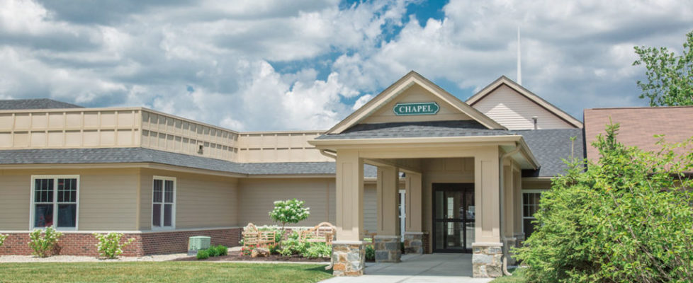 Entrance to the on premise chapel