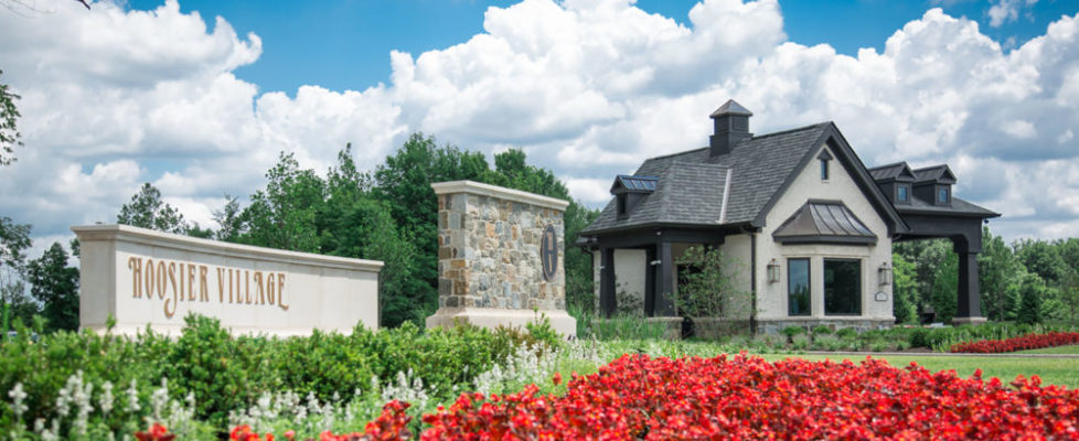 New gated entry to Hoosier Village