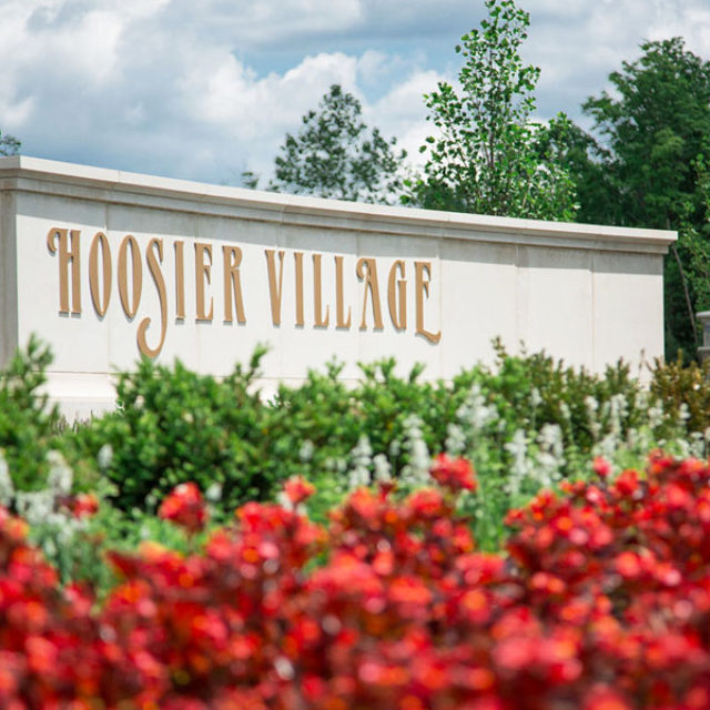 Hoosier Village Signage