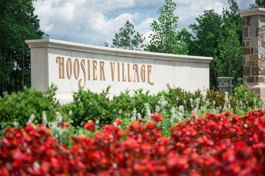 Hoosier Village Signage
