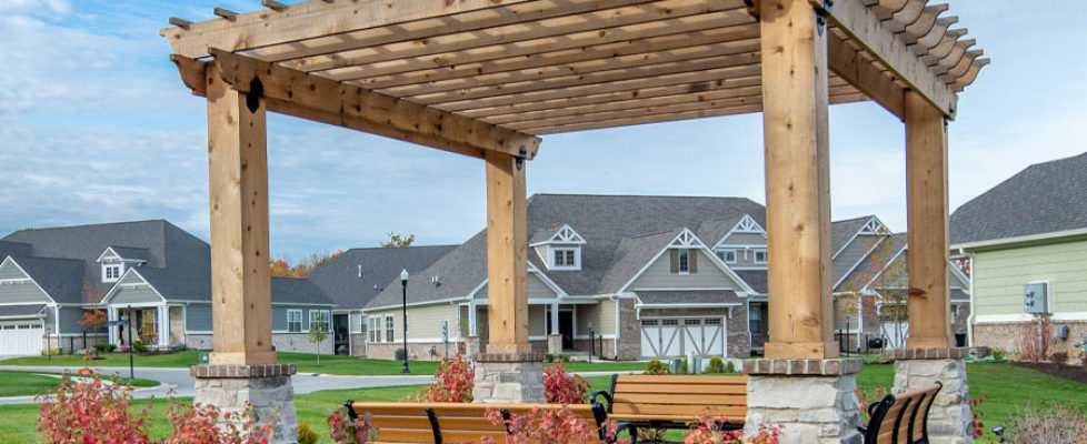 Pergola at Hoosier Village