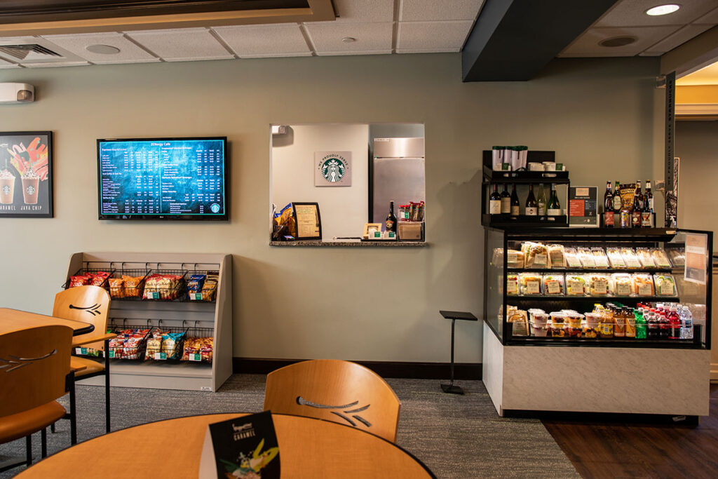 Starbucks<sup style="font-size: 0.6em; font-weight: bold;">®</sup> Lounge