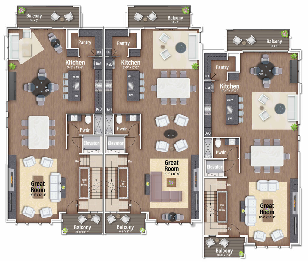 Magnolia Trace floor plan second floor